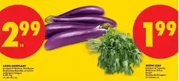 No Frills Long eggplant offer
