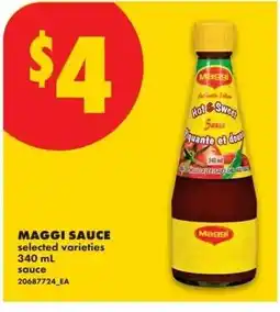 No Frills Maggi sauce selected varieties offer