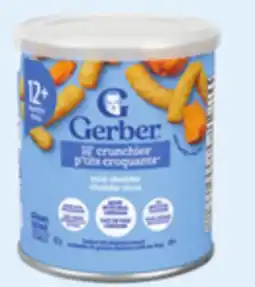 Walmart Gerber Crunches, baby and toddler snacks offer