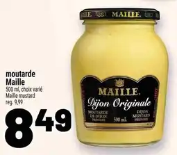 Metro Maille mustard offer