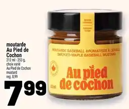 Metro Au pied de cochon smoked-maple baseball mustard offer