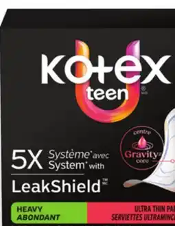 Walmart Kotex liners or pads offer