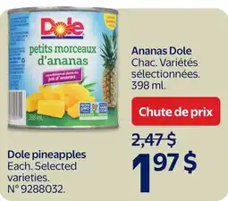 Walmart Ananas Dole offer