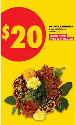 No Frills Deluxe bouquet offer