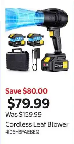 Walmart Cordless Leaf Blower offer