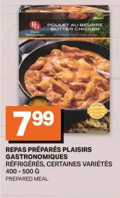 L'Intermarché REPAS PRÉPARÉS, 400 - 500 G | PREPARED MEAL offer