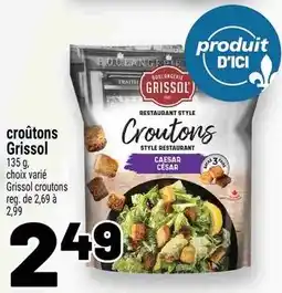 Metro Grissol croutons caesar offer