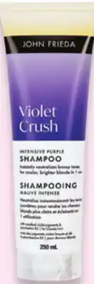 Walmart John Frieda shampoo, conditioner or styling products offer