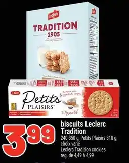 Metro Leclerc biscuits Tradition offer