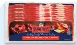 Walmart Maple Leaf or Schneiders bacon 375 g or Bacon Ready Crisp de Maple Leaf offer