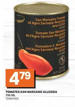 L'Intermarché TOMATES SAN MARZANO ALLESSIA, 796 ML | TOMATOES offer