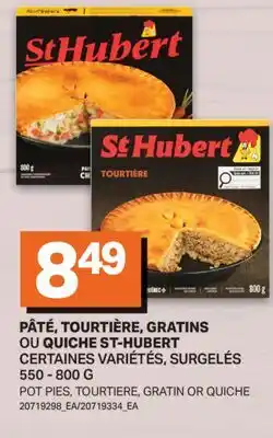L'Intermarché PÂTÉ, TOURTIÈRE, GRATINS OU QUICHE | POT PIES, TOURTIERE, GRATIN OR QUICHE offer