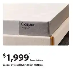 Dormez Vous Casper Original Hybrid Firm Mattress Queen Mattress offer