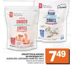 L'Intermarché CREVETTES BLANCHES DU PACIFIQUE | PACIFIC WHITE SHRIMP offer