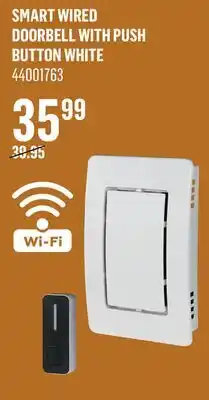 Canac Smart Wired Doorbell with Push Button White offer