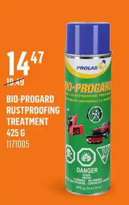 Canac Bio-Progard Rustproofing Treatment offer