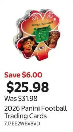 Walmart Panini Football Trading Cards offer