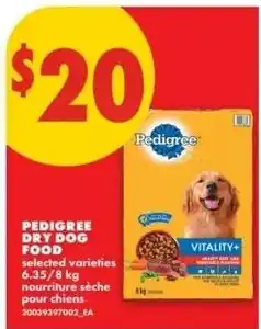 No Frills Pedigree dry dog food offer