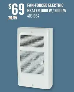 Canac Fan-Forced Electric Heater 1000W/2000W offer