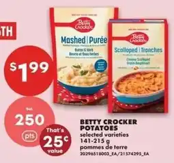 No Frills Betty Crocker potatoes selected varieties offer