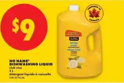 No Frills No Name dishwashing liquid offer