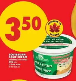 No Frills Scotsburn sour cream offer