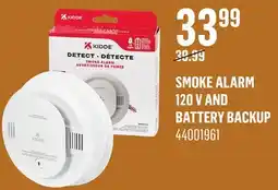 Canac Smoke Alarm 120V and Battery Backup offer