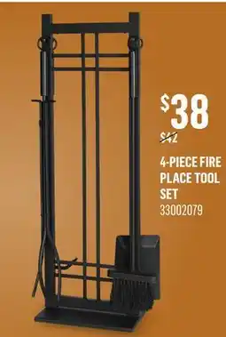 Canac 4-Piece Fireplace Tool Set offer