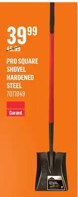 Canac Pro Square Shovel Hardened Steel offer
