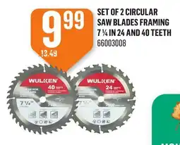 Canac Set of 2 Circular Saw Blades offer