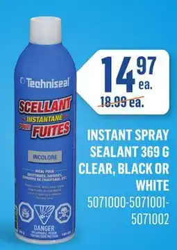 Canac Instant Spray Sealant offer