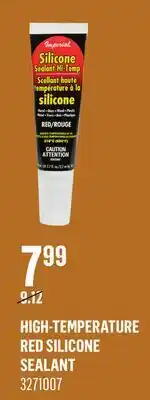 Canac High-Temperature Red Silicone Sealant offer