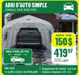 BMR ABRI D'AUTO SIMPLE offer
