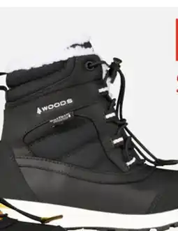Sports Experts WOODS BOBCAT Girls' winter boots offer