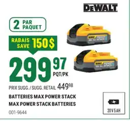 BMR MAX POWER STACK BATTERIES offer