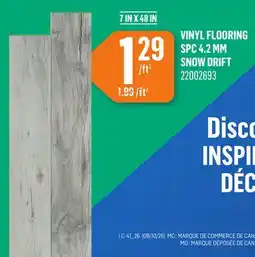 Canac Vinyl Flooring offer