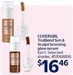 Walmart Covergirl trublend sun & sculpt bronzng glow serum offer