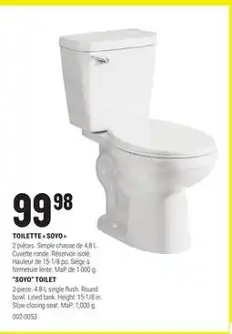 BMR TOILETTE  SOYO  offer