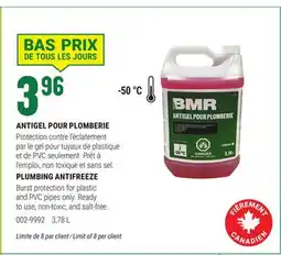 BMR ANTIGEL POUR PLOMBERIE offer