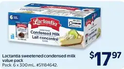 Walmart Lactantia sweetened condensed milk offer