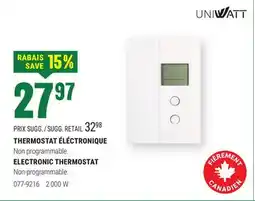 BMR THERMOSTAT ÉLÉCTRONIQUE offer