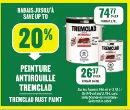 BMR PEINTURE ANTIROUILLE TREMCLAD offer
