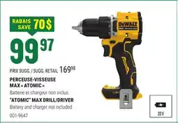 BMR PERCEUSE-VISSEUSE MAX ATOMIC offer