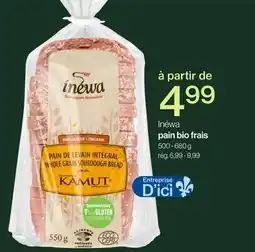 Avril Inéwa pain bio frais offer