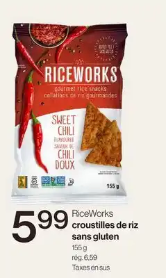 Avril RiceWorks croustilles de riz sans gluten offer