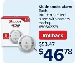 Walmart Kidde smoke alarm offer
