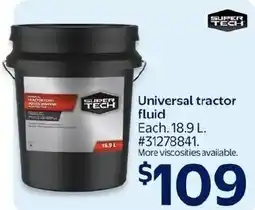 Walmart Super Tech universal tractor fluid offer