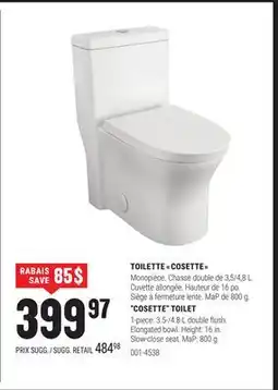 BMR TOILETTE  COSETTE  offer