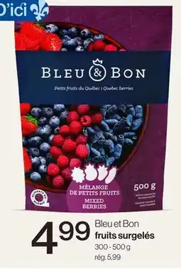 Avril Bleu et Bon fruits surgelés offer