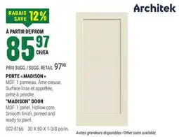 BMR PORTE MADISON offer
